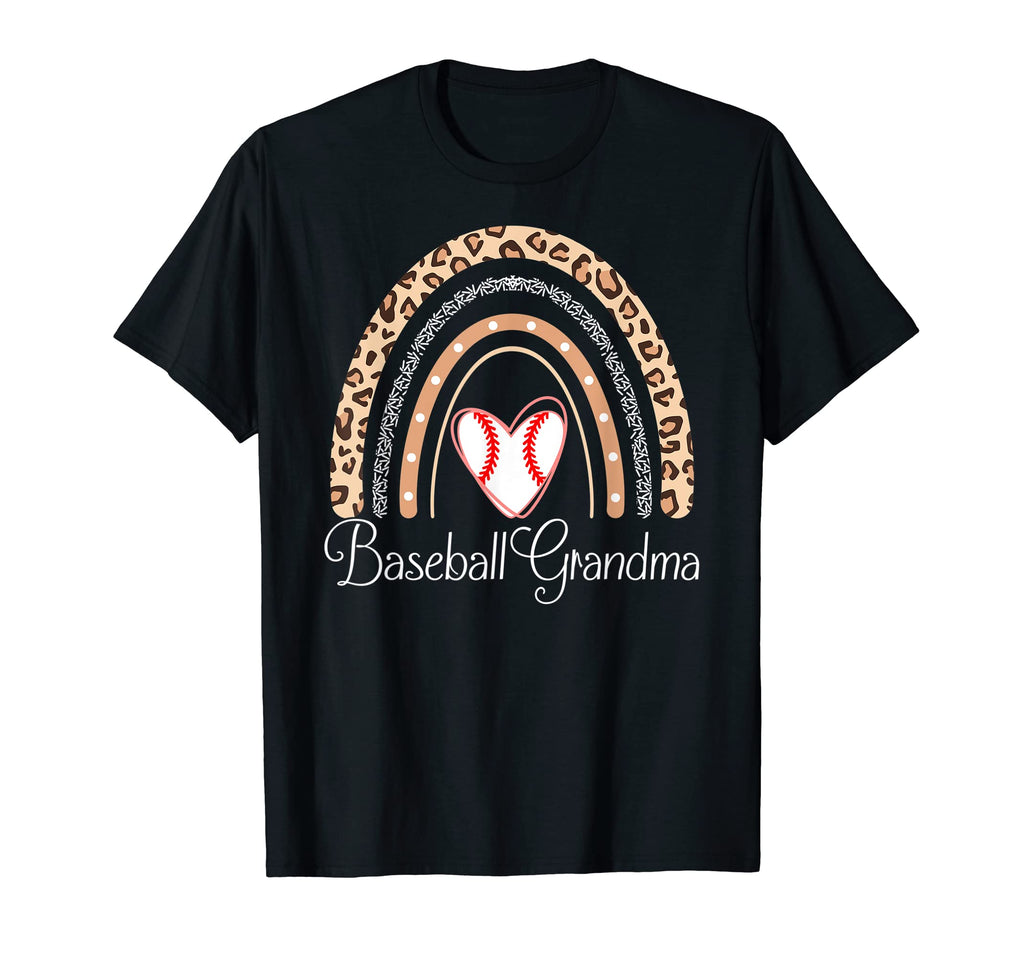Baseball Grandma Boho Rainbow Funny T-Shirt - Trendy Graphic Men Women - T-Shirt, Sweatshirt, Hoodie