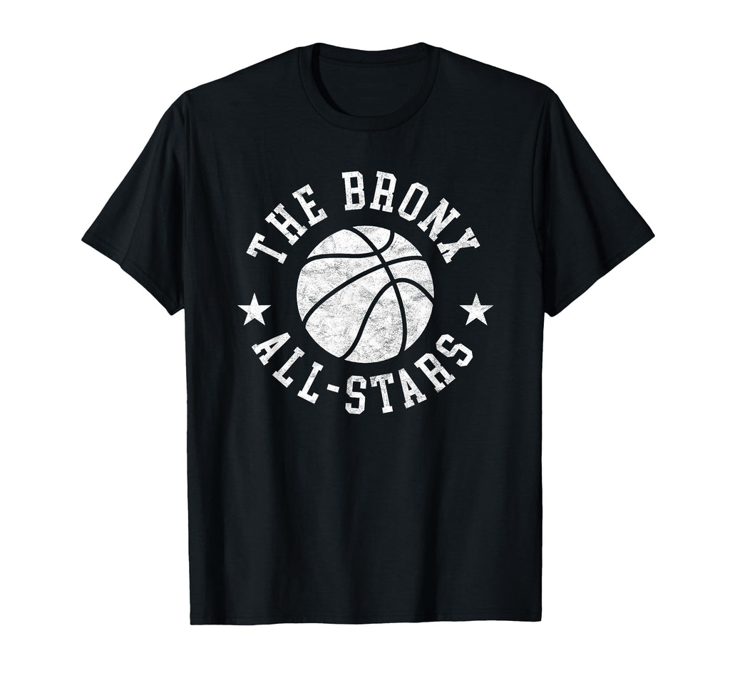 Bronx Nyc All Stars Distressed 80S T-Shirt - Graphic Print Unisex - T-Shirt, Sweatshirt, Hoodie
