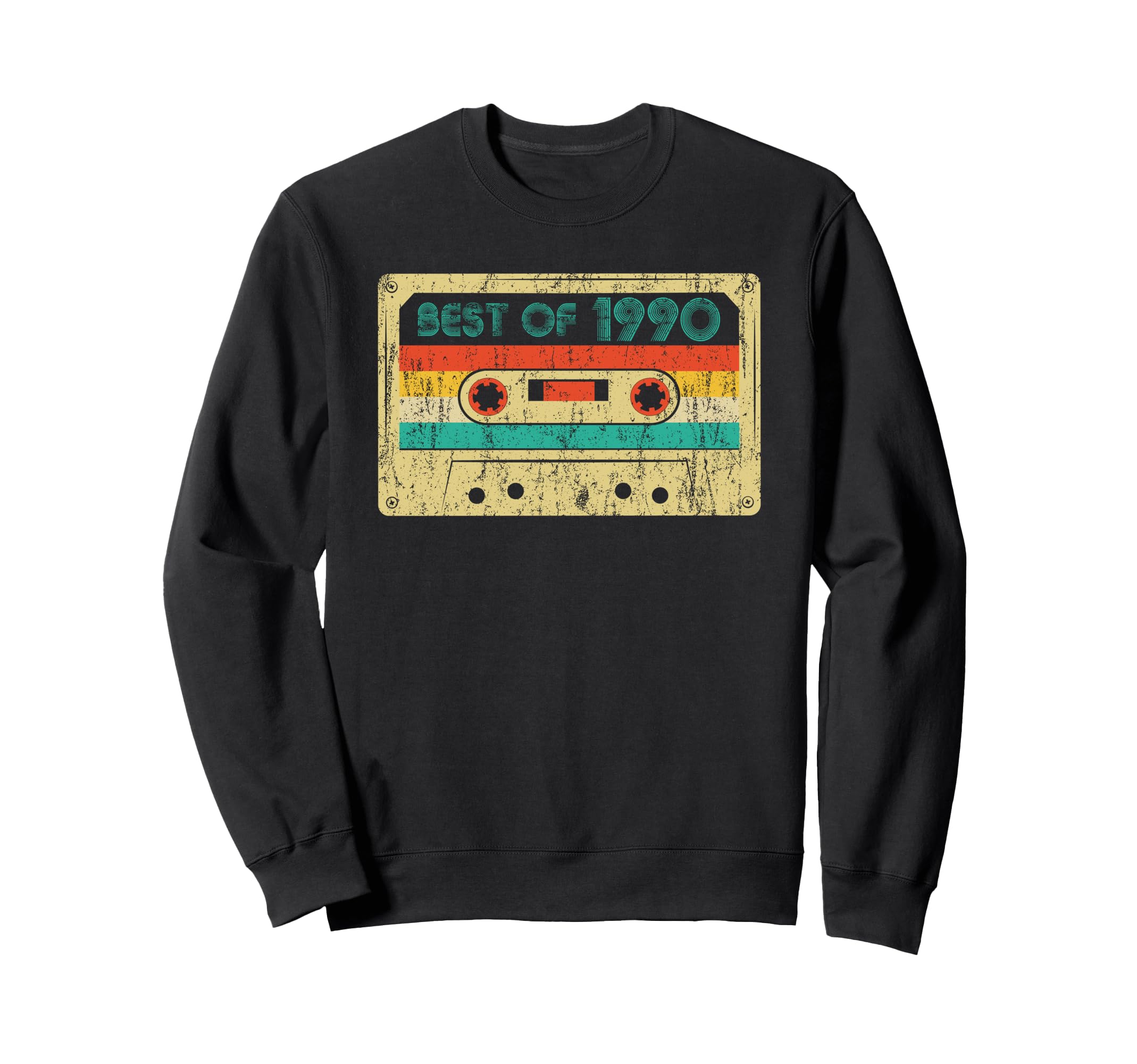 Best 1990 Birthday Yrs 1990 Cassette Sweatshirt - Minimalist Print Unisex - T-Shirt, Sweatshirt, Hoodie