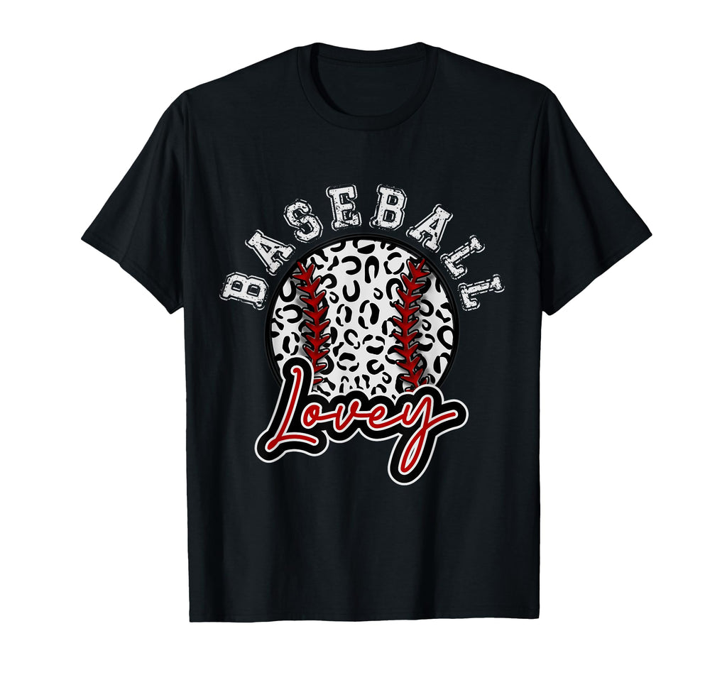 Leopard Cheetah Baseball Lovey Womens T-Shirt - Novelty Apparel for Adults - T-Shirt, Sweatshirt, Hoodie