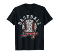 Leopard Cheetah Baseball Lovey Womens T-Shirt - Novelty Apparel for Adults - T-Shirt, Sweatshirt, Hoodie
