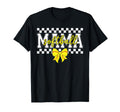 Checkered Softball Mama Cheer Mom T-Shirt - Novelty Apparel Men Women - T-Shirt, Sweatshirt, Hoodie