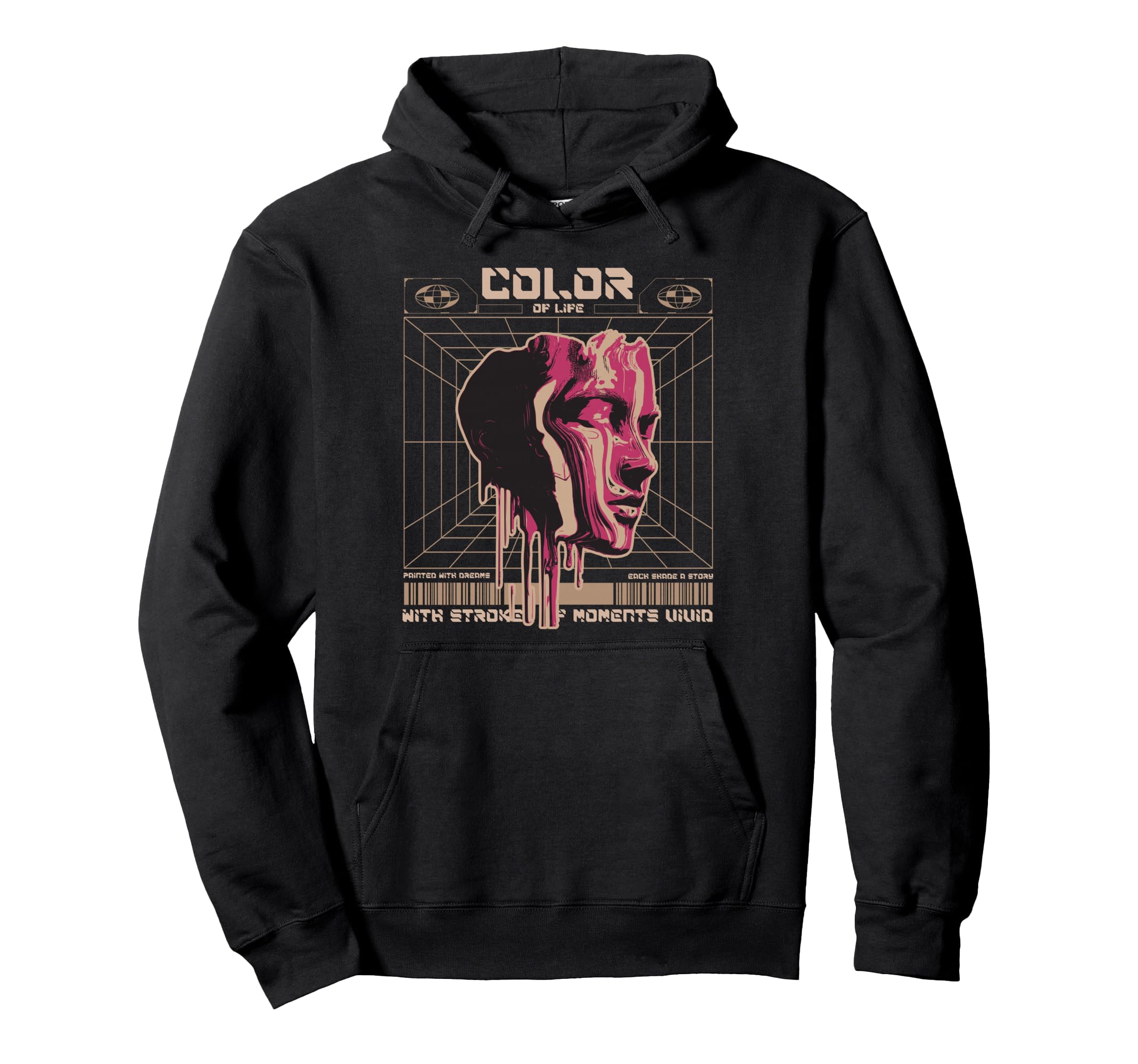 Y2K Color Bold Urban Graffiti Aesthetic Hoodie - Unique Graphic Men Women - T-Shirt, Sweatshirt, Hoodie