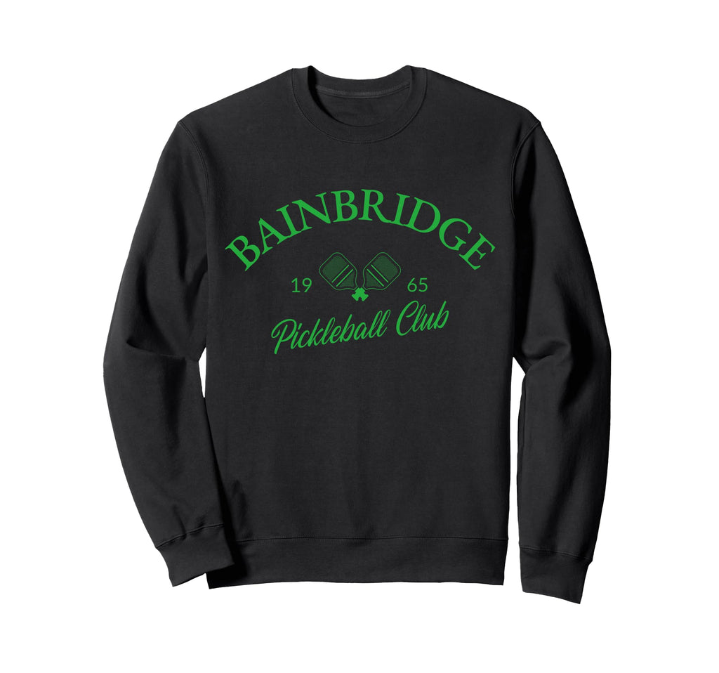 Pickleball Bainbridge Island Sweatshirt - Casual Everyday Wear Unisex - T-Shirt, Sweatshirt, Hoodie