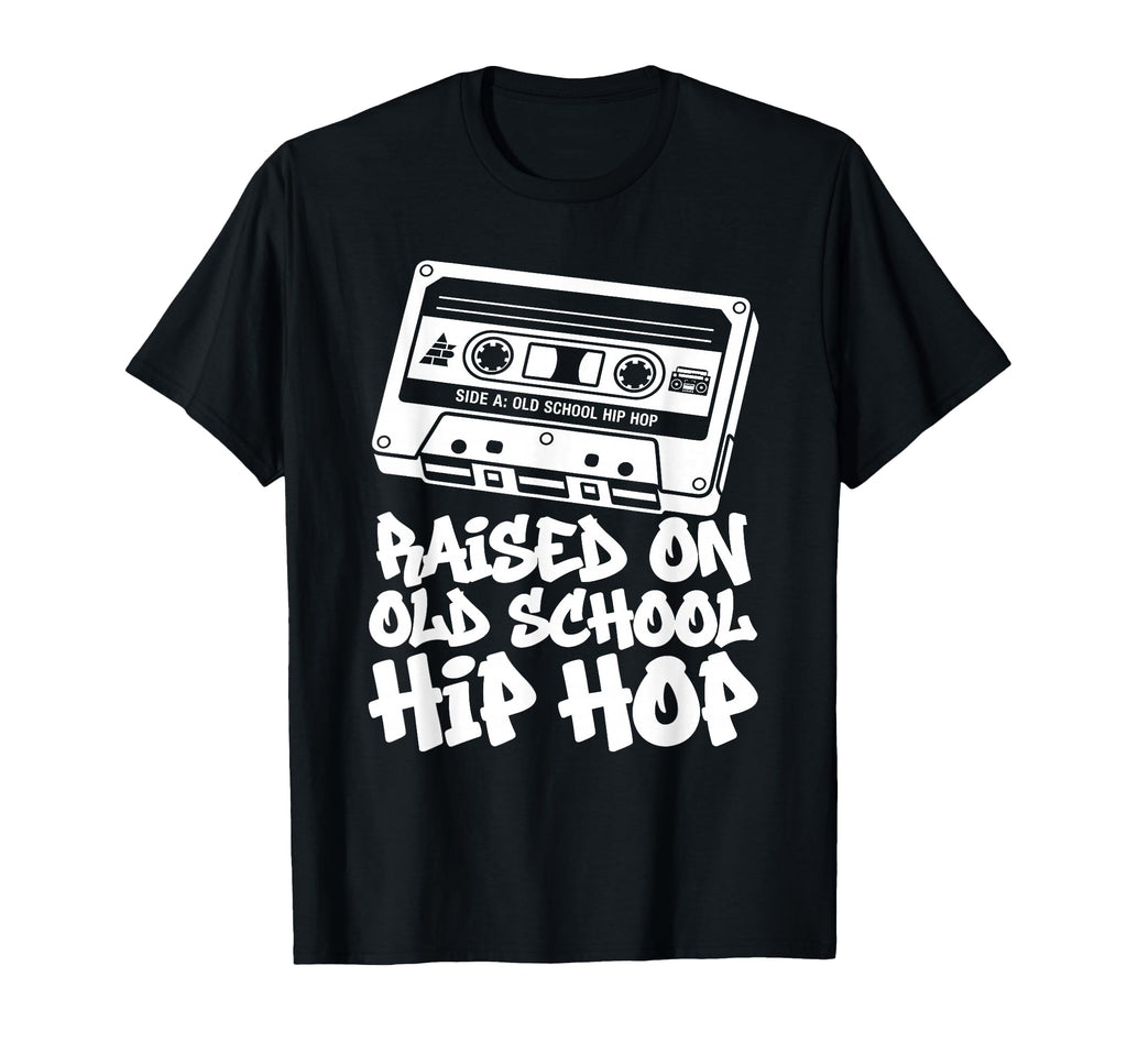 Raised Old School Hip Hop Cassette Boom T-Shirt - Aesthetic Graphic Unisex - T-Shirt, Sweatshirt, Hoodie