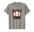 Baseball Gigi Leopard Baseball Lovers T-Shirt - Graphic Print for Adults - T-Shirt, Sweatshirt, Hoodie