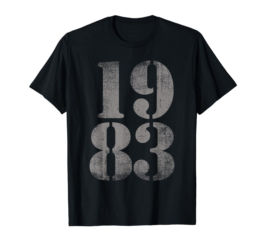 1983 Birth Year Distressed Birthday T-Shirt - Streetwear Style for Adults - T-Shirt, Sweatshirt, Hoodie