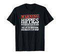 Warning Hippies Spotted Area Peace T-Shirt - Custom Art Print for Adults - T-Shirt, Sweatshirt, Hoodie