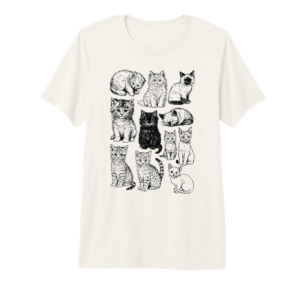 90S Tattoo Cat Kitten Y2K Aesthetic Cat T-Shirt - Graphic Print for Adults - T-Shirt, Sweatshirt, Hoodie