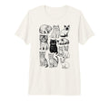 90S Tattoo Cat Kitten Y2K Aesthetic Cat T-Shirt - Graphic Print for Adults - T-Shirt, Sweatshirt, Hoodie
