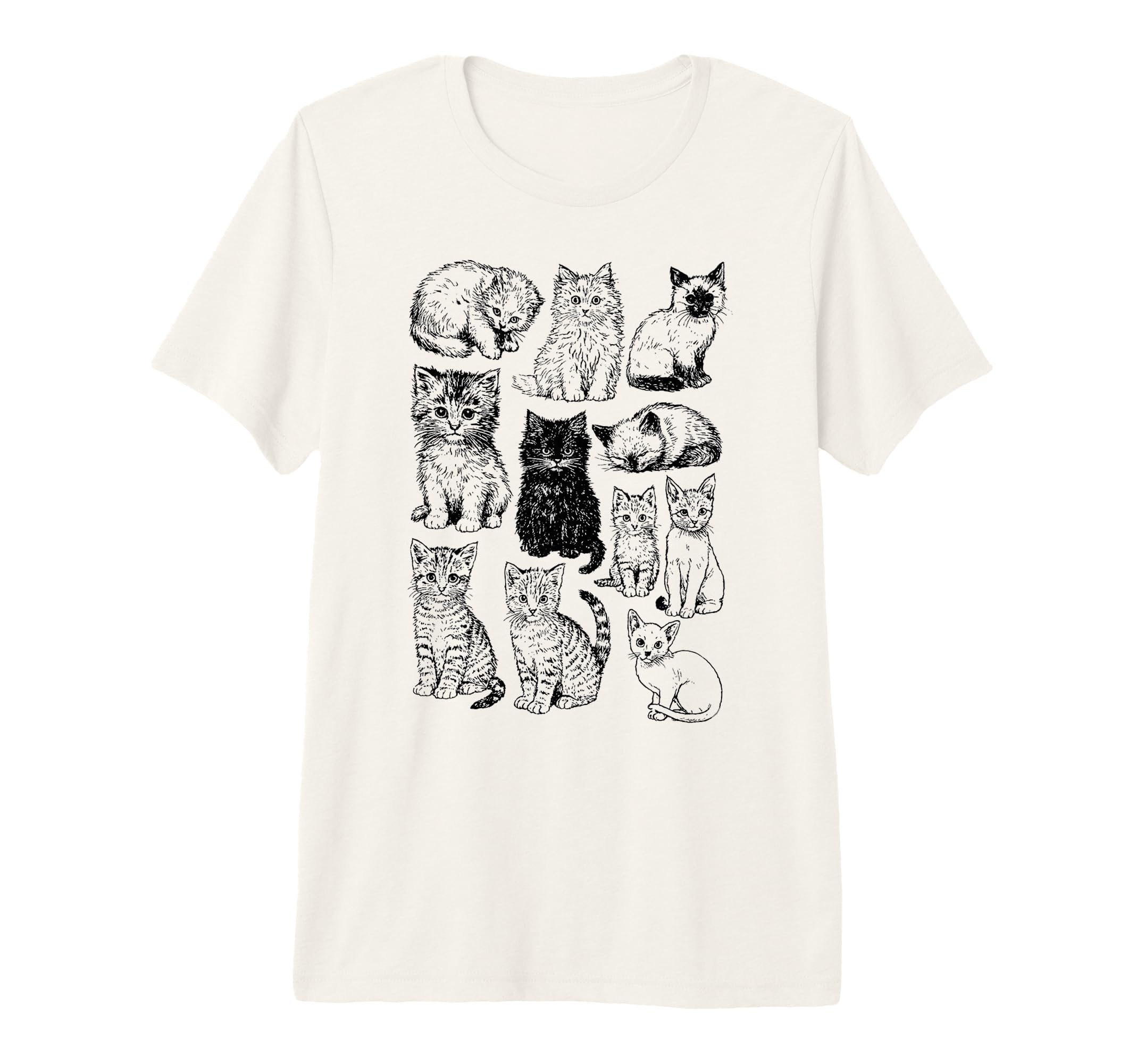 90S Tattoo Cat Kitten Y2K Aesthetic Cat T-Shirt - Graphic Print for Adults - T-Shirt, Sweatshirt, Hoodie