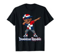 Dominican Republic Flag Dabbing Dab T-Shirt - Trendy Graphic Men Women - T-Shirt, Sweatshirt, Hoodie