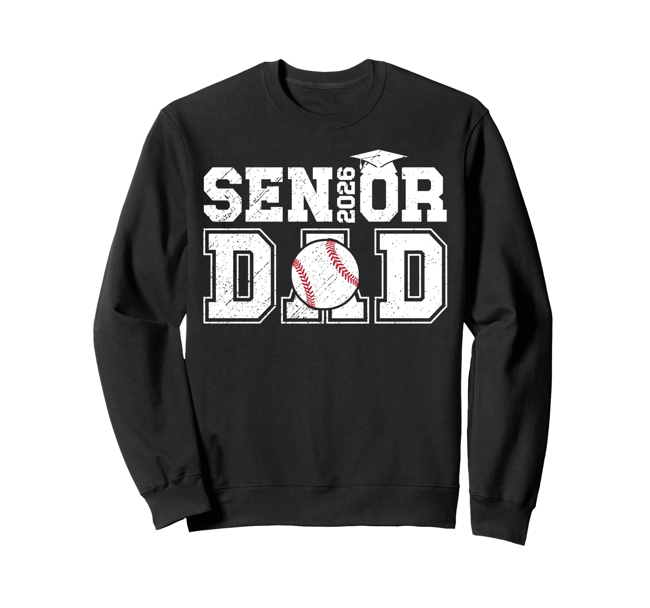 Baseball Senior Dad Senior Baseball Sweatshirt - Graphic Print Unisex - T-Shirt, Sweatshirt, Hoodie