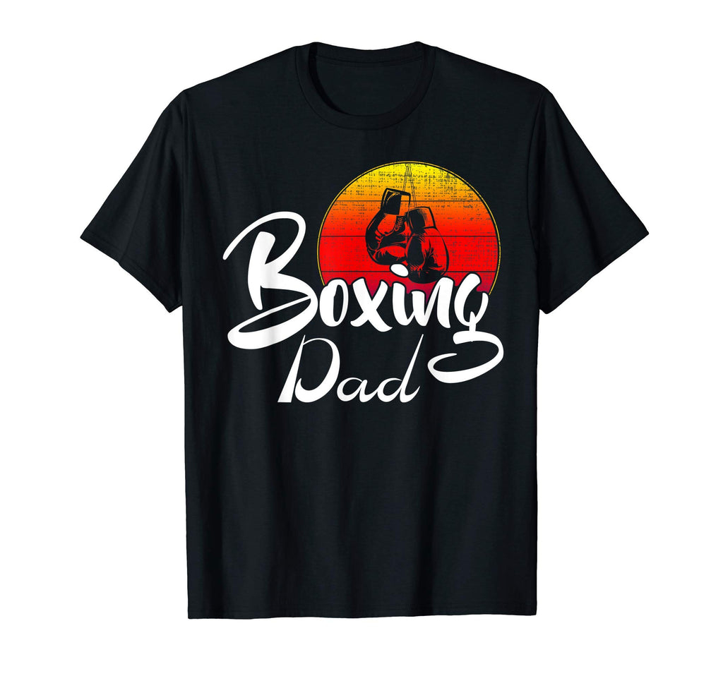 Boxing Dad Sunset Funny Boxer Gift T-Shirt - Custom Art Print Unisex - T-Shirt, Sweatshirt, Hoodie