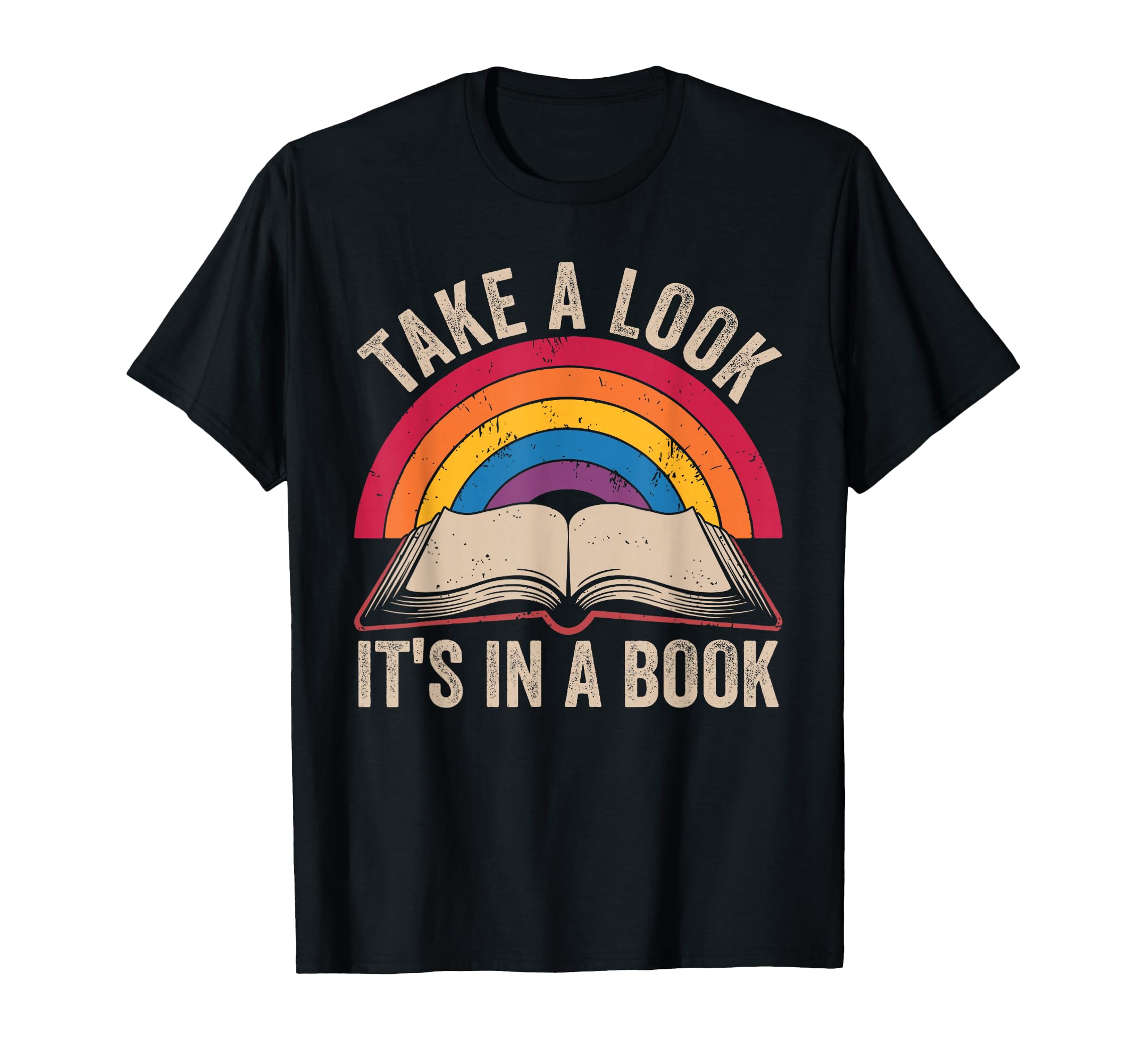Rainbow Take Its Book Reading T-Shirt - Custom Art Print for Adults - T-Shirt, Sweatshirt, Hoodie