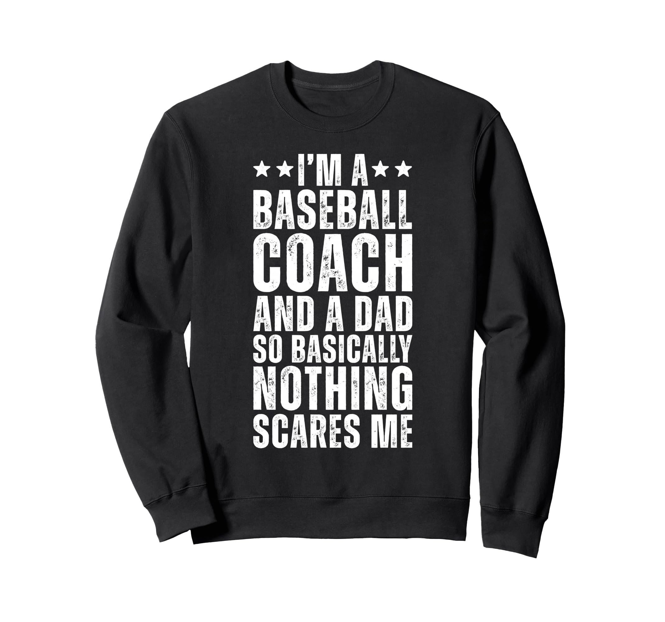 Baseball Coach And Dad Funny Sweatshirt - Minimalist Print Unisex - T-Shirt, Sweatshirt, Hoodie