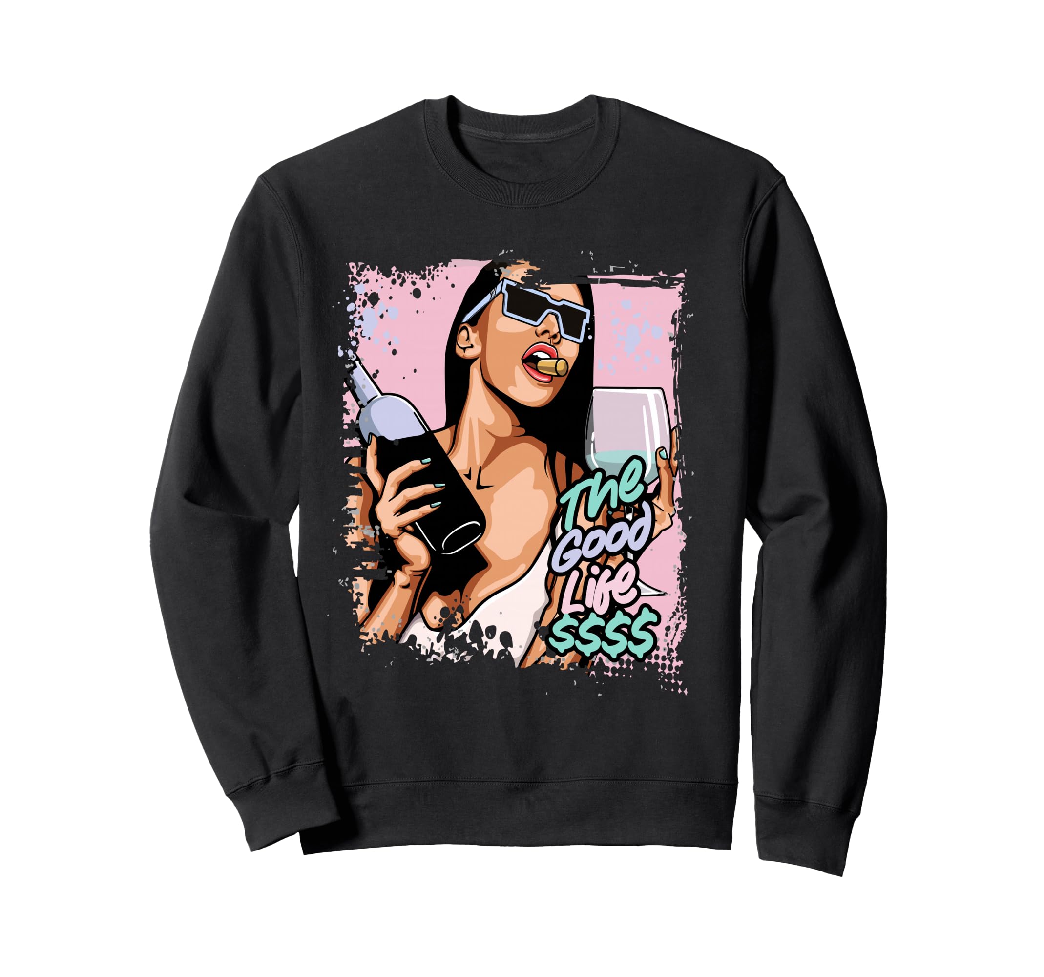 Gangster Hiphop Old School Sweatshirt - Casual Everyday Wear for Adults - T-Shirt, Sweatshirt, Hoodie