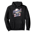 Baseball Dad Ball Bat Player Hoodie - Graphic Print Men Women - T-Shirt, Sweatshirt, Hoodie