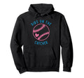 Dibs Catcher Funny Baseball Wife Husband Hoodie - Novelty Apparel Unisex - T-Shirt, Sweatshirt, Hoodie