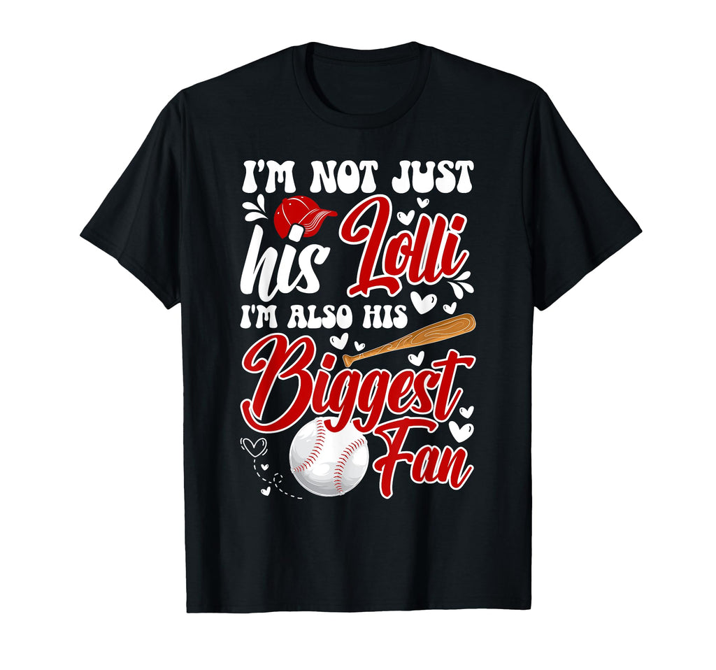 His Biggest Fan Baseball Lolli Baseball T-Shirt - Aesthetic Graphic Unisex - T-Shirt, Sweatshirt, Hoodie