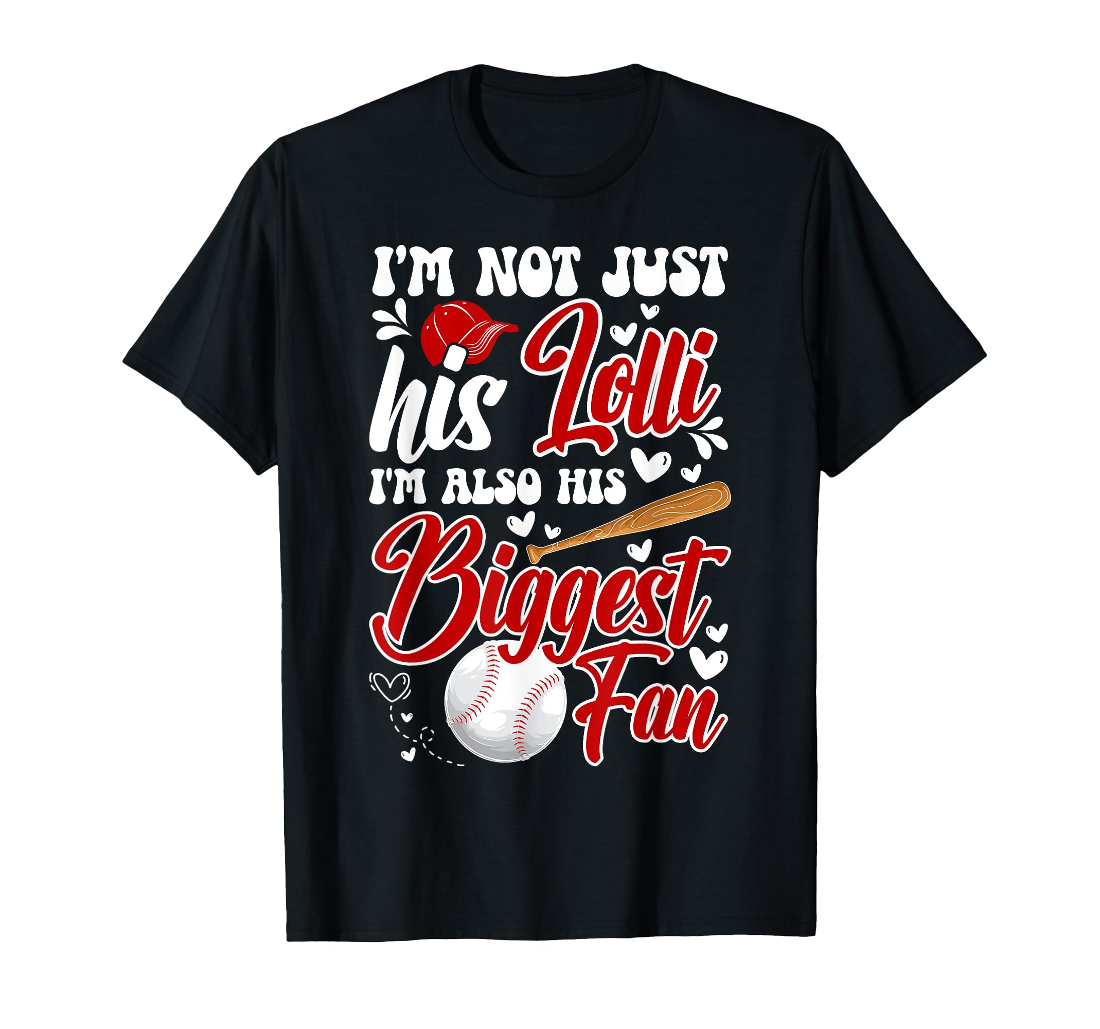 His Biggest Fan Baseball Lolli Baseball T-Shirt - Aesthetic Graphic Unisex - T-Shirt, Sweatshirt, Hoodie