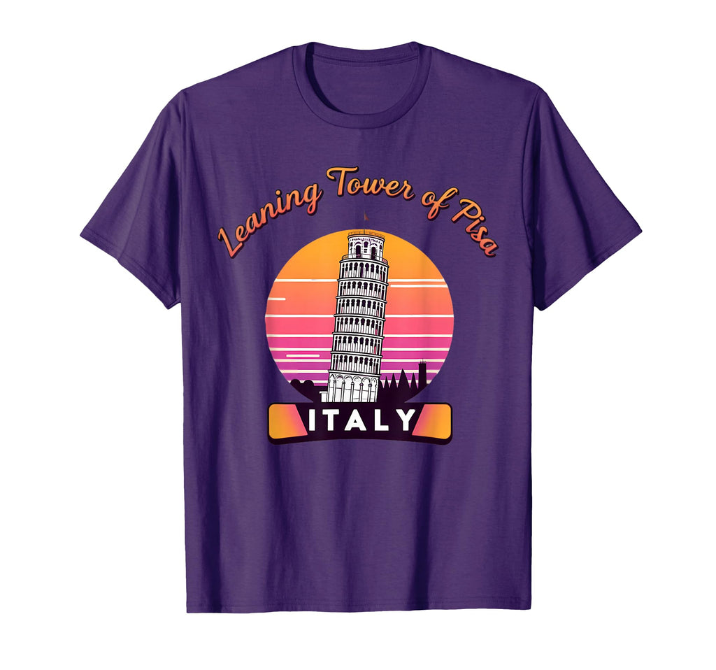 Leaning Tower Pisa Italy Souvenir T-Shirt - Aesthetic Graphic Men Women - T-Shirt, Sweatshirt, Hoodie