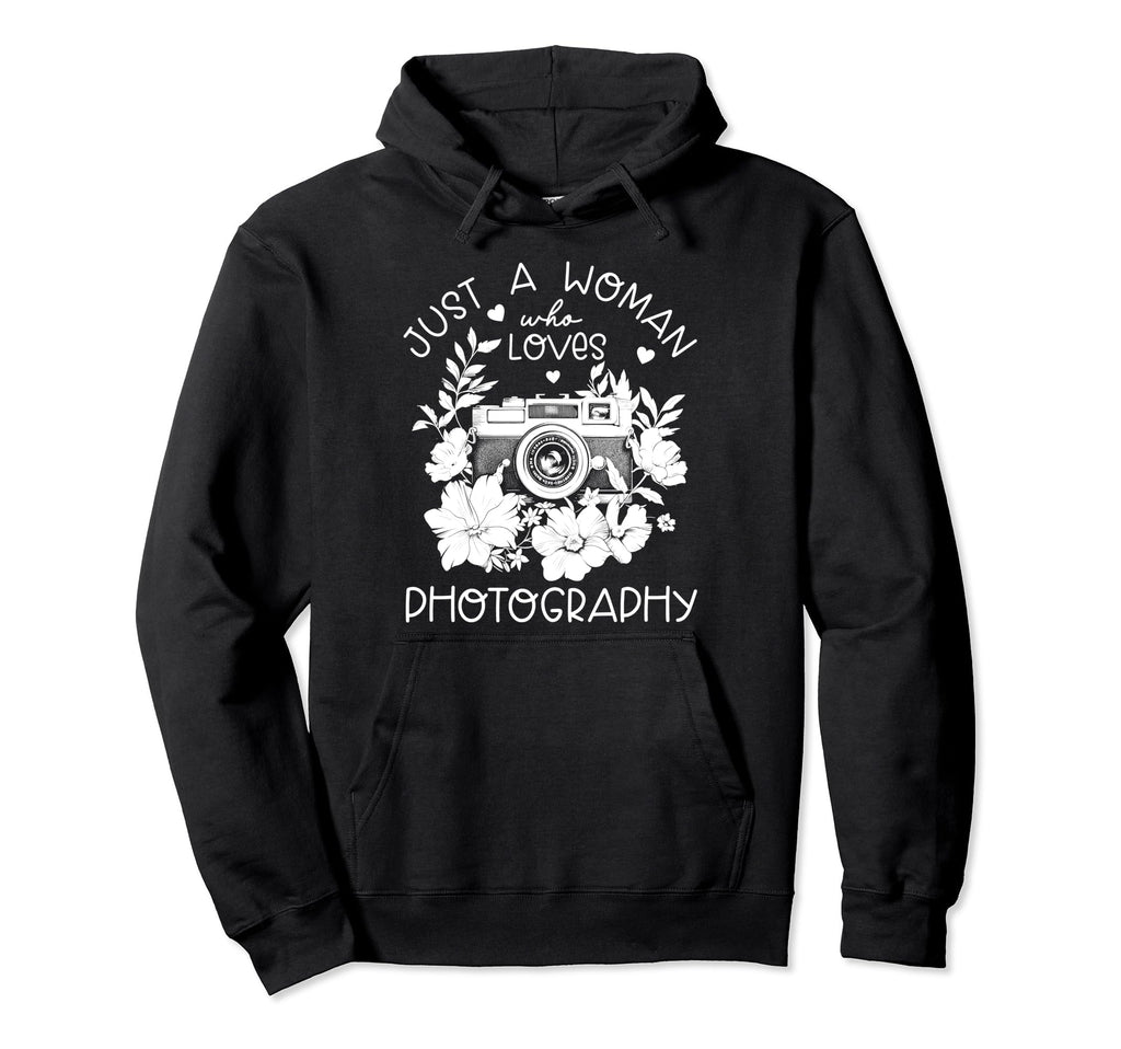 Photographer Camera Flowers Photography Hoodie - Aesthetic Graphic Unisex - T-Shirt, Sweatshirt, Hoodie
