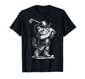 Cowboy Golf Cat Animal Lover Sport T-Shirt - Unique Graphic Unisex - T-Shirt, Sweatshirt, Hoodie