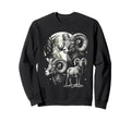 Aaa Howling To Moon Meme Funny 90S Sweatshirt - Streetwear Style Men Women - T-Shirt, Sweatshirt, Hoodie