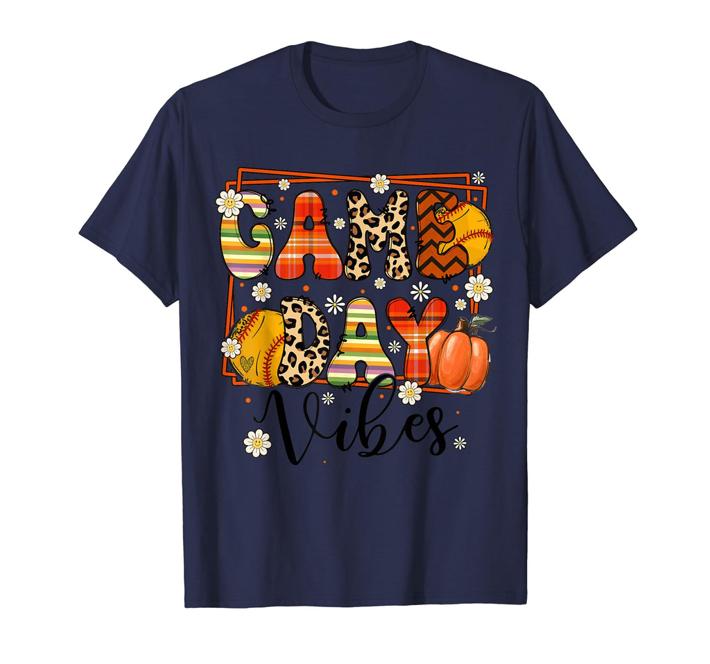 Bleached Softball Game Day Vibes T-Shirt - Novelty Apparel for Adults - T-Shirt, Sweatshirt, Hoodie