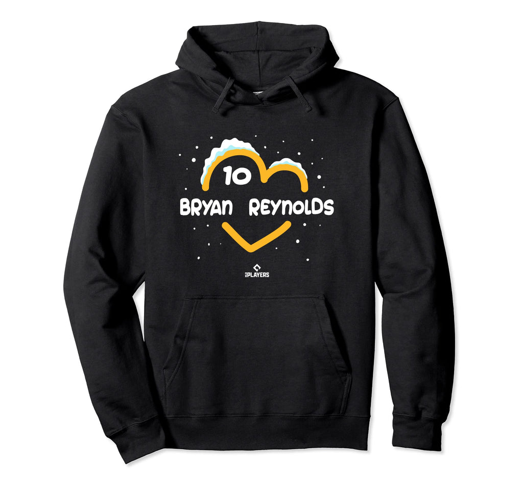 Bryan Reynolds Heart Pittsburgh Hoodie - Casual Everyday Wear for Adults - T-Shirt, Sweatshirt, Hoodie