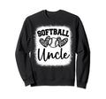 Personalized Baseball Heart Uncle Sweatshirt - Unique Graphic Men Women - T-Shirt, Sweatshirt, Hoodie