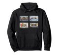 80S Rock Cassettes Rock Cassettes Tapes Hoodie - Streetwear Style Unisex - T-Shirt, Sweatshirt, Hoodie