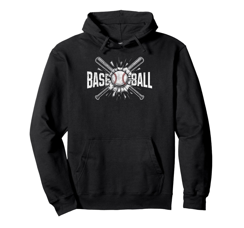Baseball Ball Baseball Lover Player Hoodie - Streetwear Style for Adults - T-Shirt, Sweatshirt, Hoodie