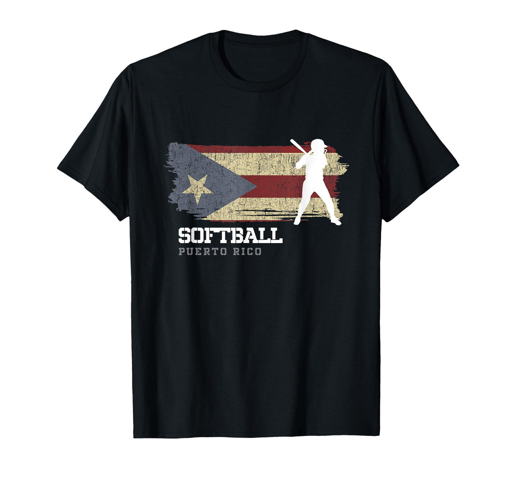Puerto Rico Softball Team Baseball T-Shirt - Fun Novelty Design Men Women - T-Shirt, Sweatshirt, Hoodie