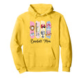 Baseball Coquette Bow Baseball Mom Mothers Hoodie - Graphic Print Unisex - T-Shirt, Sweatshirt, Hoodie