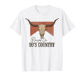 Western Bull Skull Raised 90S T-Shirt - Casual Everyday Wear for Adults - T-Shirt, Sweatshirt, Hoodie