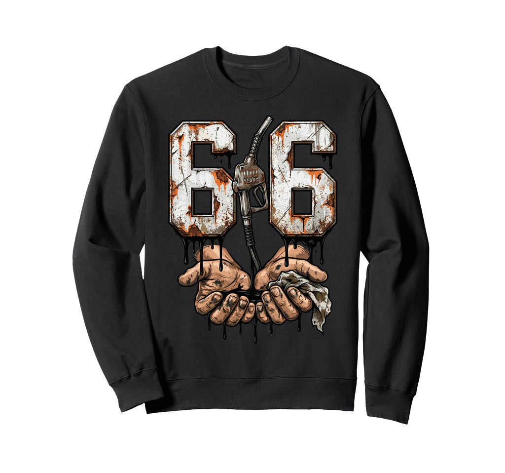 Route 66 100 Years Centennial Gas Pump Sweatshirt - Trendy Graphic Unisex - T-Shirt, Sweatshirt, Hoodie