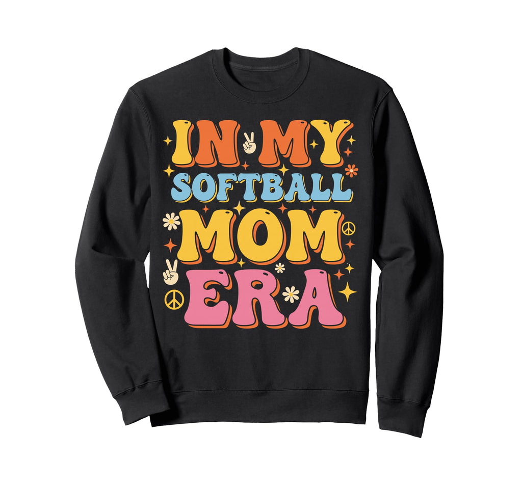 My Softball Mom Era Softball Mama Sweatshirt - Custom Art Print Men Women - T-Shirt, Sweatshirt, Hoodie