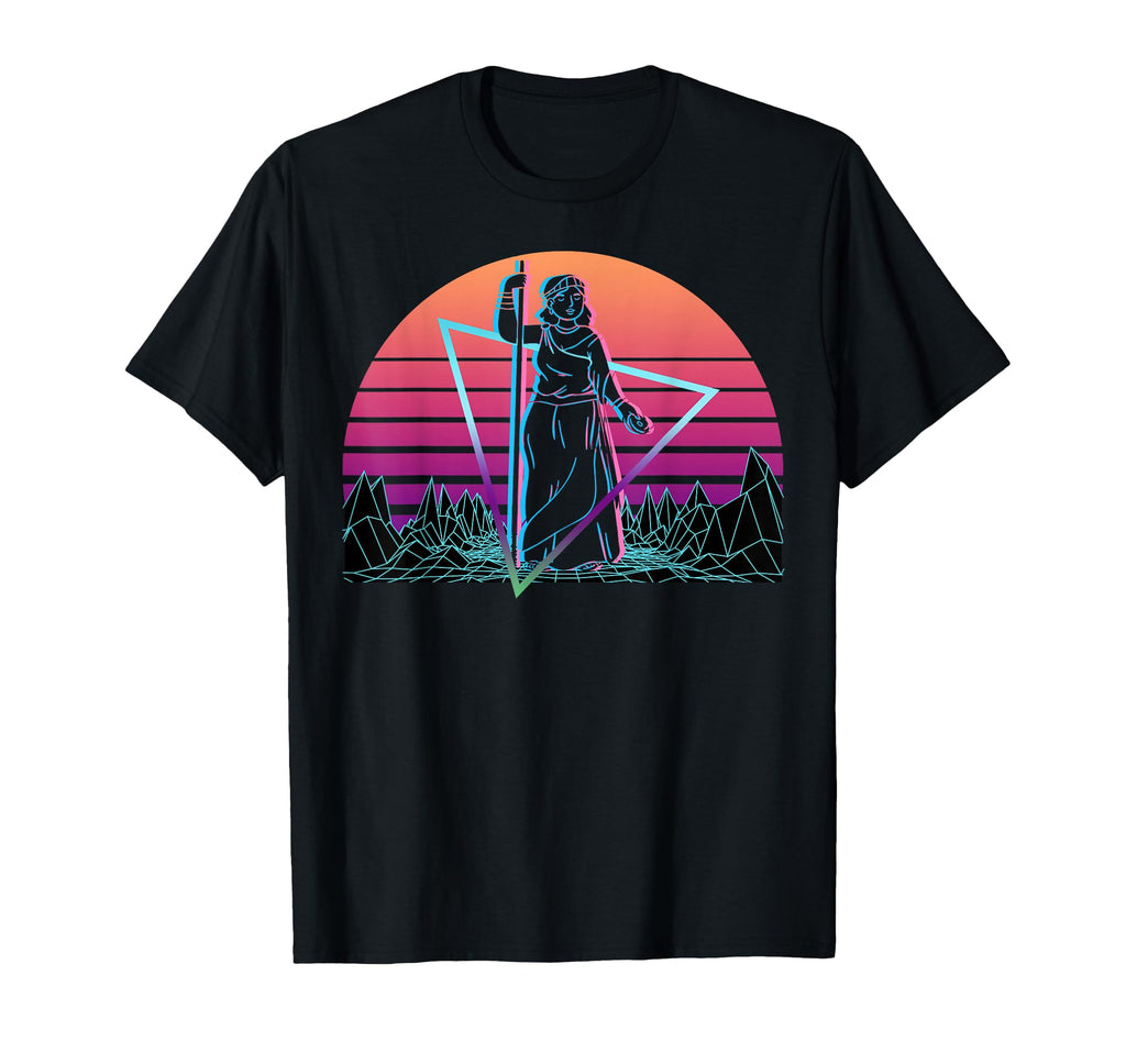 Hera Greek Goddess Vaporwave Aesthetic T-Shirt - Trendy Graphic for Adults - T-Shirt, Sweatshirt, Hoodie
