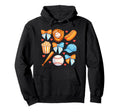 Baseball Coquette Bow Baseball Cheer Mom Hoodie - Unique Graphic Unisex - T-Shirt, Sweatshirt, Hoodie