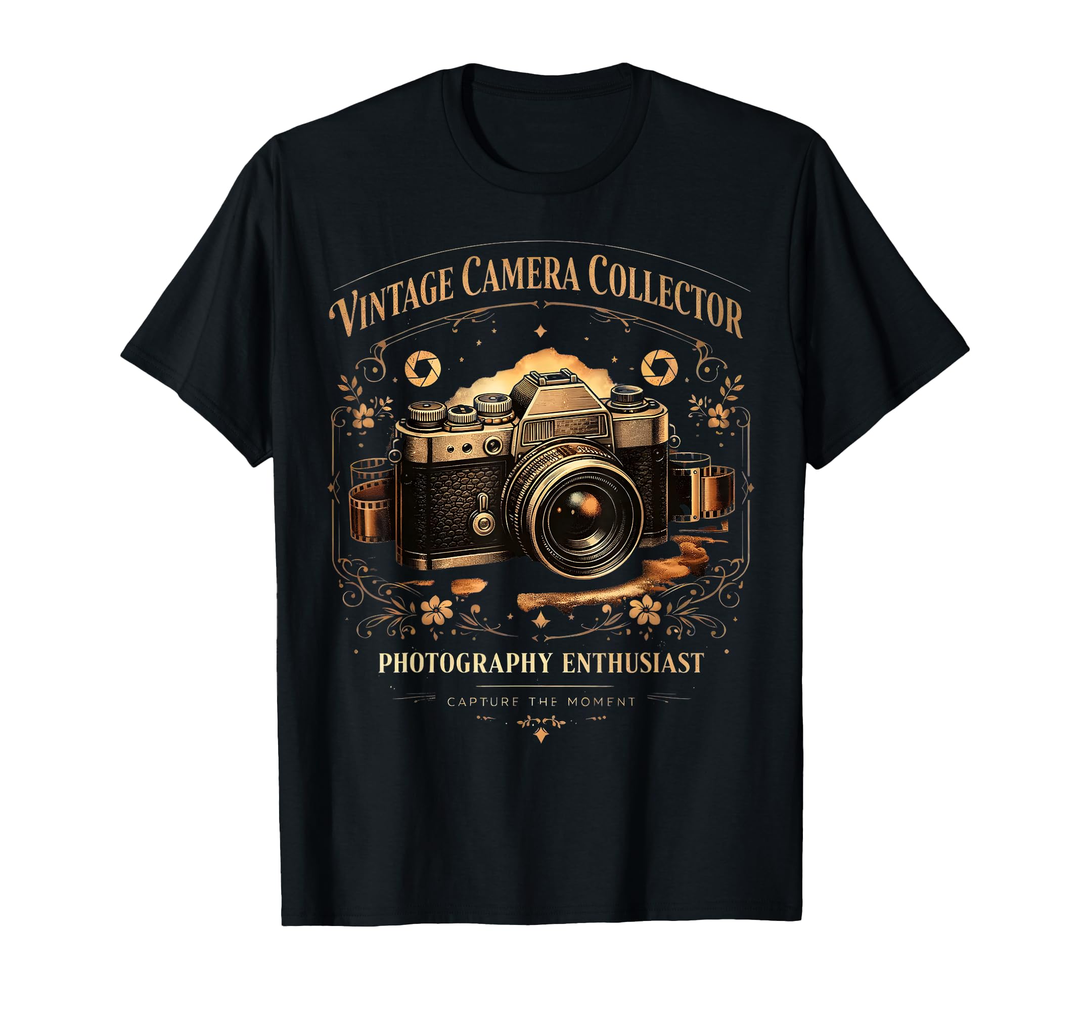 Camera Collector Photography Enthusiast T-Shirt - Trendy Graphic Unisex - T-Shirt, Sweatshirt, Hoodie