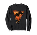 Summer Palm Trees Distressed Sweatshirt - Casual Everyday Wear for Adults - T-Shirt, Sweatshirt, Hoodie