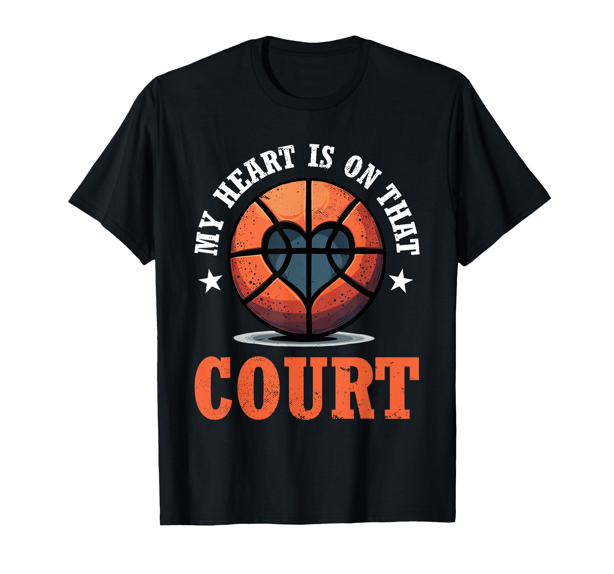 Fathers Day Basketball Dad Game Day T-Shirt - Graphic Print Men Women - T-Shirt, Sweatshirt, Hoodie