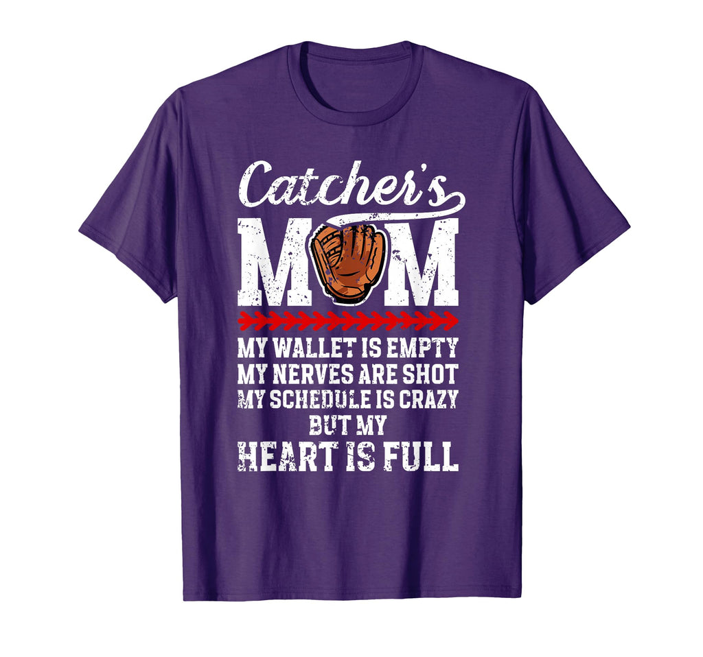 Catchers Mom Baseball Catcher Mom T-Shirt - Aesthetic Graphic Unisex - T-Shirt, Sweatshirt, Hoodie