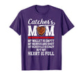 Catchers Mom Baseball Catcher Mom T-Shirt - Aesthetic Graphic Unisex - T-Shirt, Sweatshirt, Hoodie