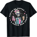 Fueled By Coffee Dance Mom Skeleton Dancing - Adult & Kids T-Shirts, Sweatshirts & Hoodies apparel design preview 1