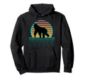 Gorilla Synthwave 80S Aesthetic Hoodie - Fun Novelty Design for Adults - T-Shirt, Sweatshirt, Hoodie