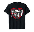 Baseball Heart Aunt Auntie Trendy T-Shirt - Streetwear Style for Adults - T-Shirt, Sweatshirt, Hoodie