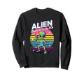 Alien 80S Aesthetic Sweatshirt - Graphic Print for Adults - T-Shirt, Sweatshirt, Hoodie